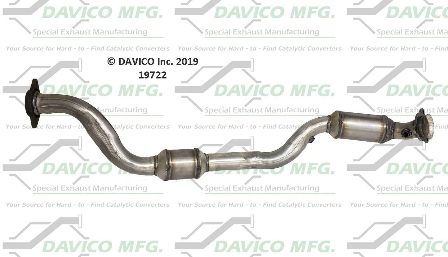 Davico Mfg Exact-Fit Catalytic Converter 19722