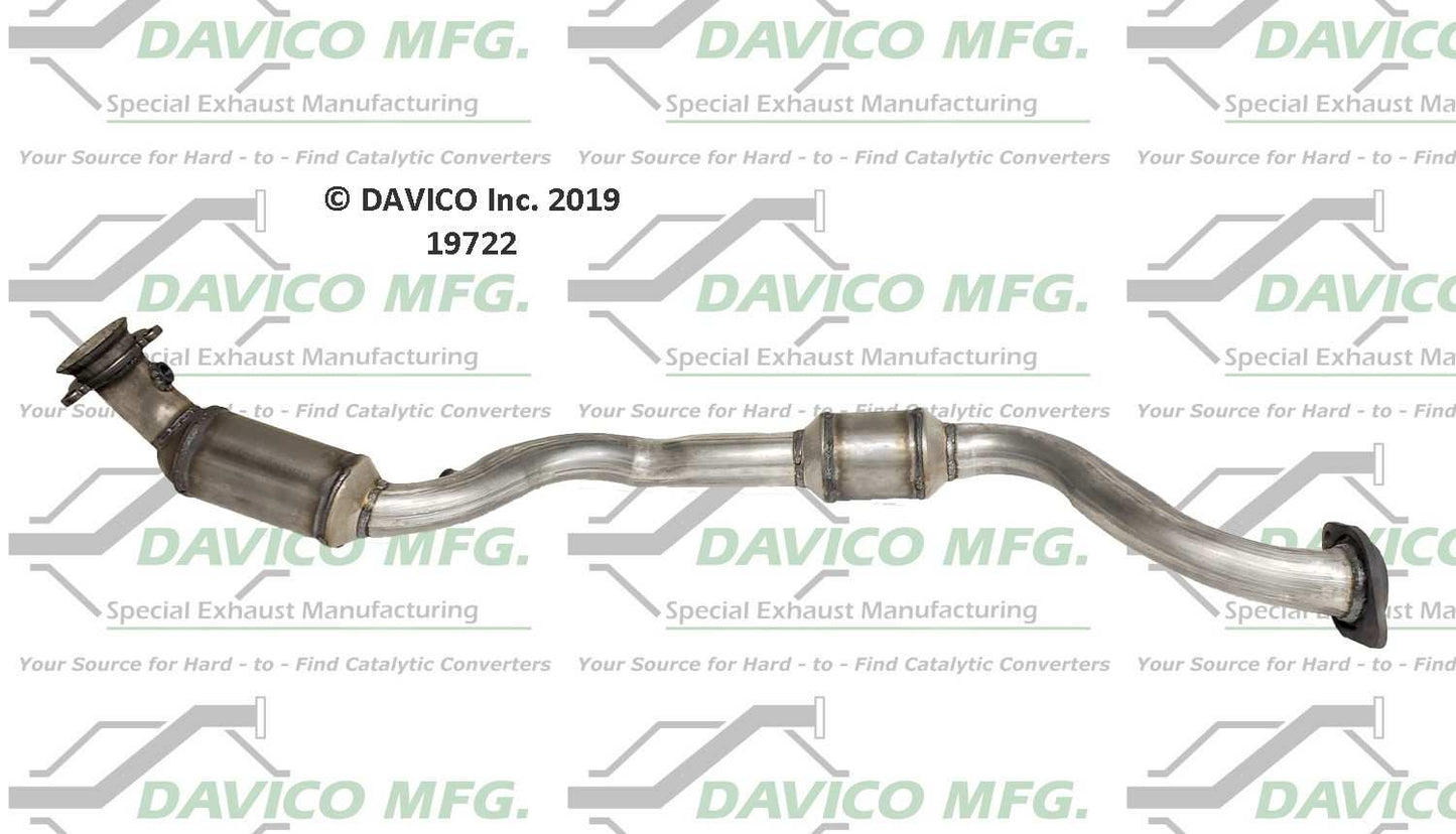 Davico Mfg Exact-Fit Catalytic Converter 19722