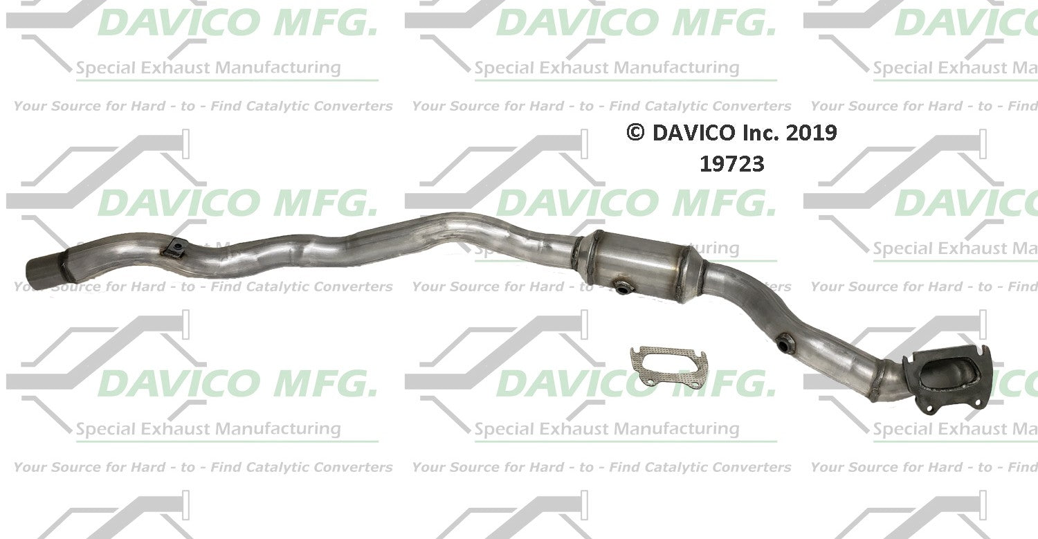 Davico Mfg Exact-Fit Catalytic Converter 19723