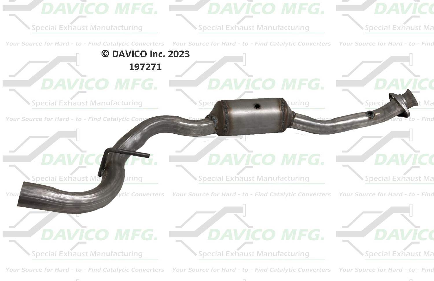 Davico Mfg Exact-Fit Catalytic Converter 197271