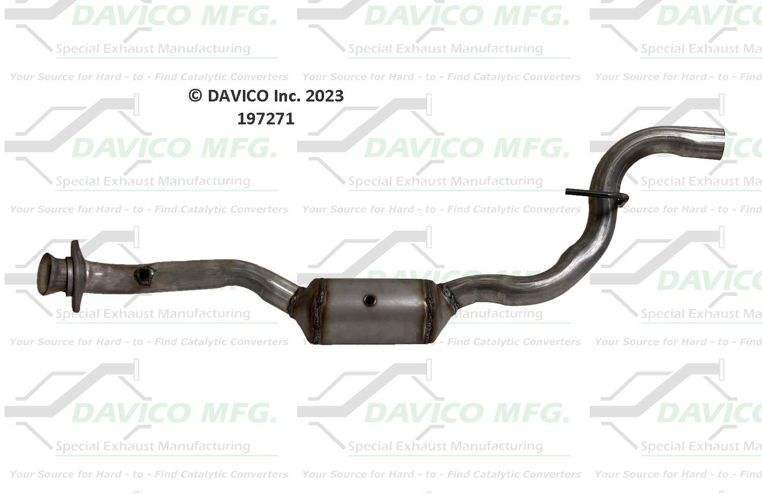 Davico Mfg Exact-Fit Catalytic Converter 197271