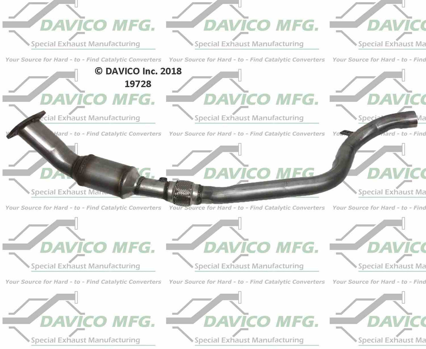 Davico Mfg Catalytic Converter 19728