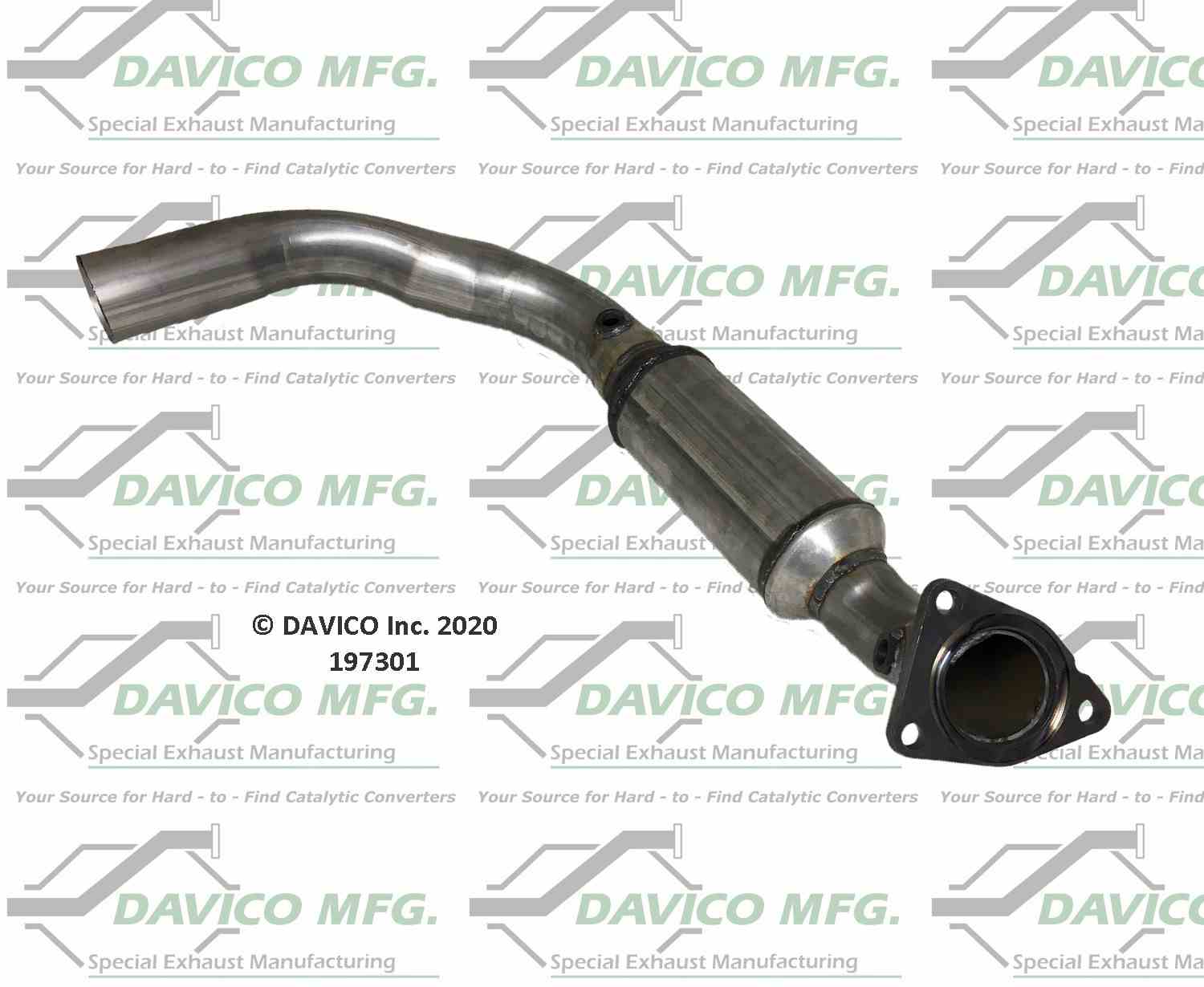 Davico Mfg Exact-Fit Catalytic Converter 197301