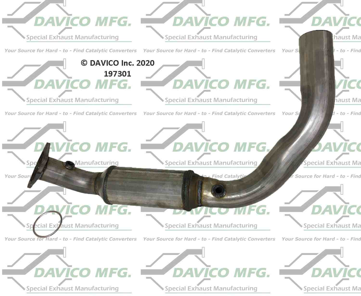 Davico Mfg Exact-Fit Catalytic Converter 197301