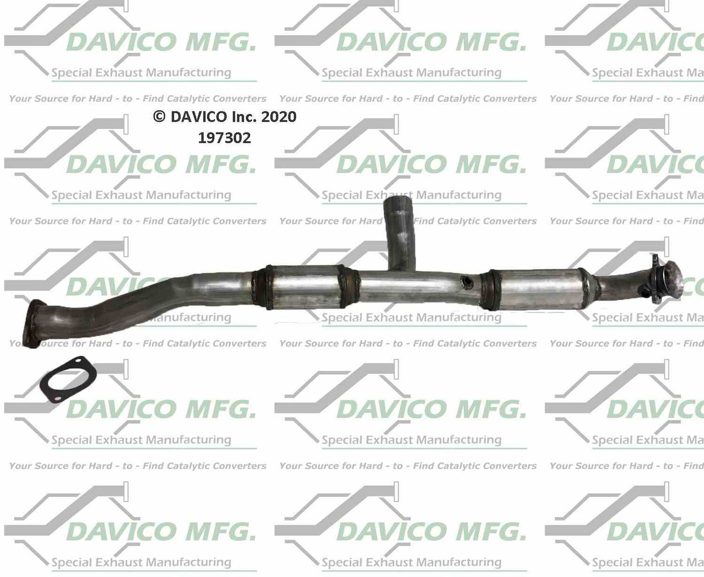 Davico Mfg Exact-Fit Catalytic Converter 197302