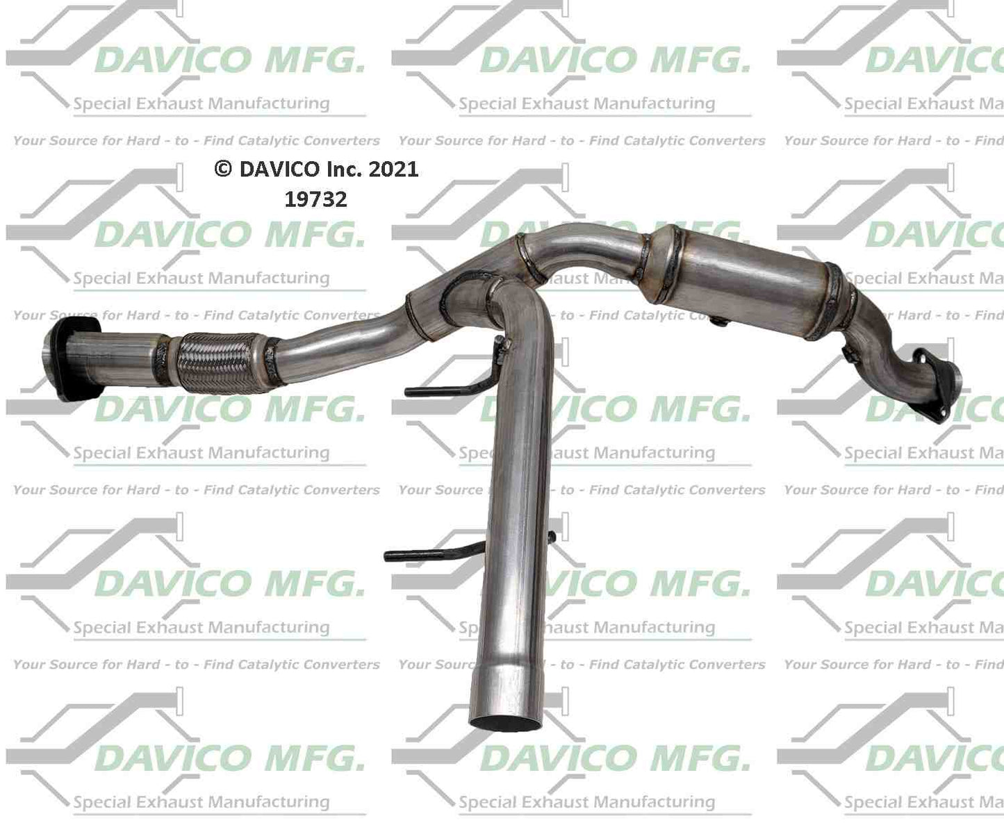 Davico Mfg Exact-Fit Catalytic Converter 19732