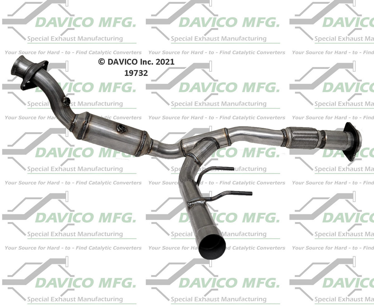 Davico Mfg Exact-Fit Catalytic Converter 19732