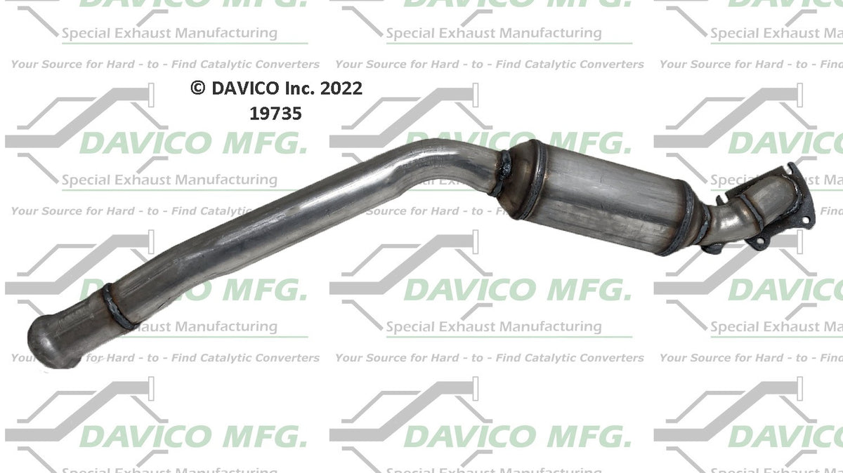 Davico Mfg Exact-Fit Catalytic Converter 19735