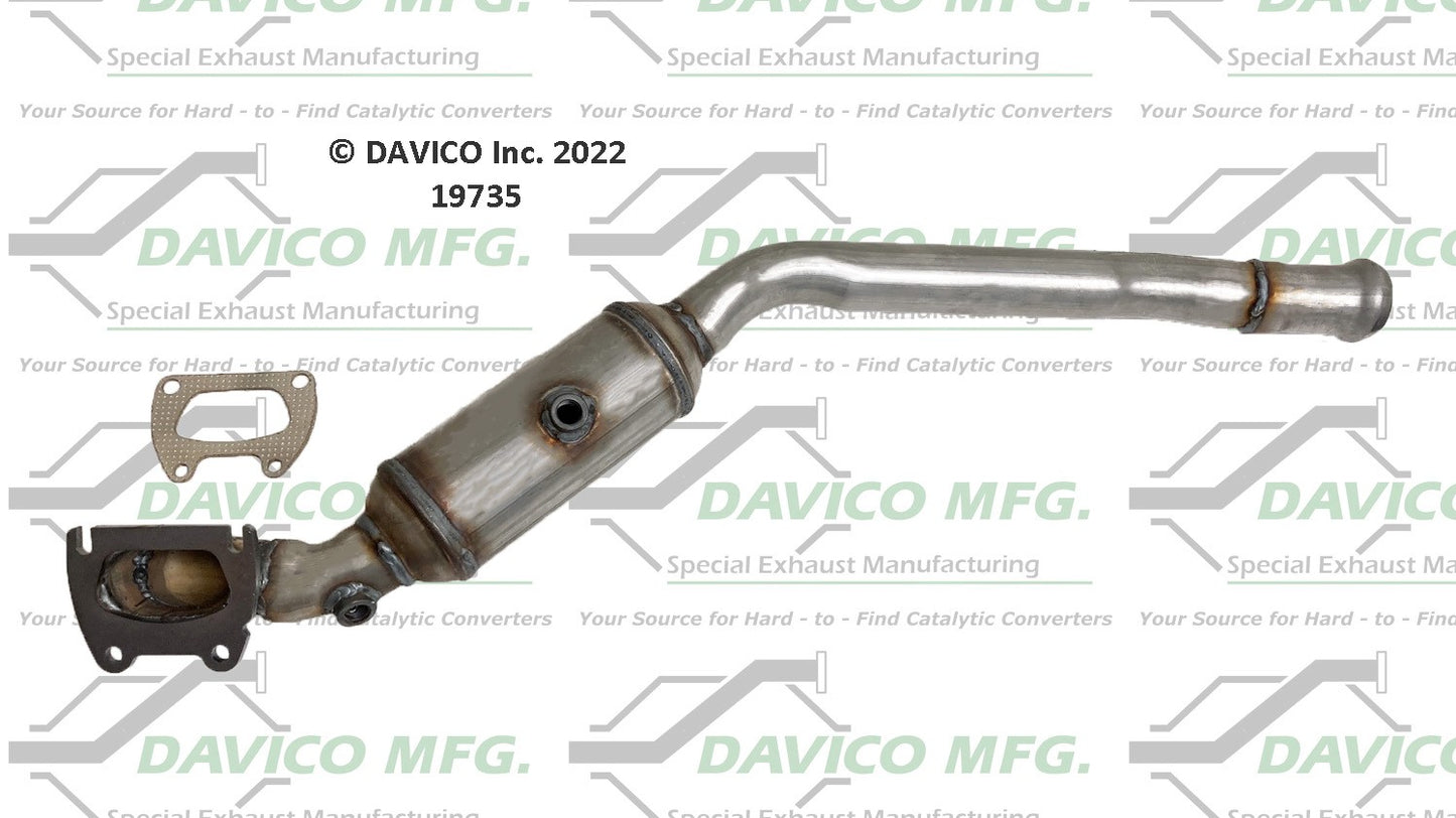 Davico Mfg Exact-Fit Catalytic Converter 19735