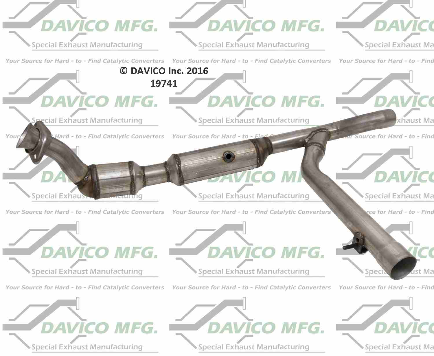 Davico Mfg Catalytic Converter 19741