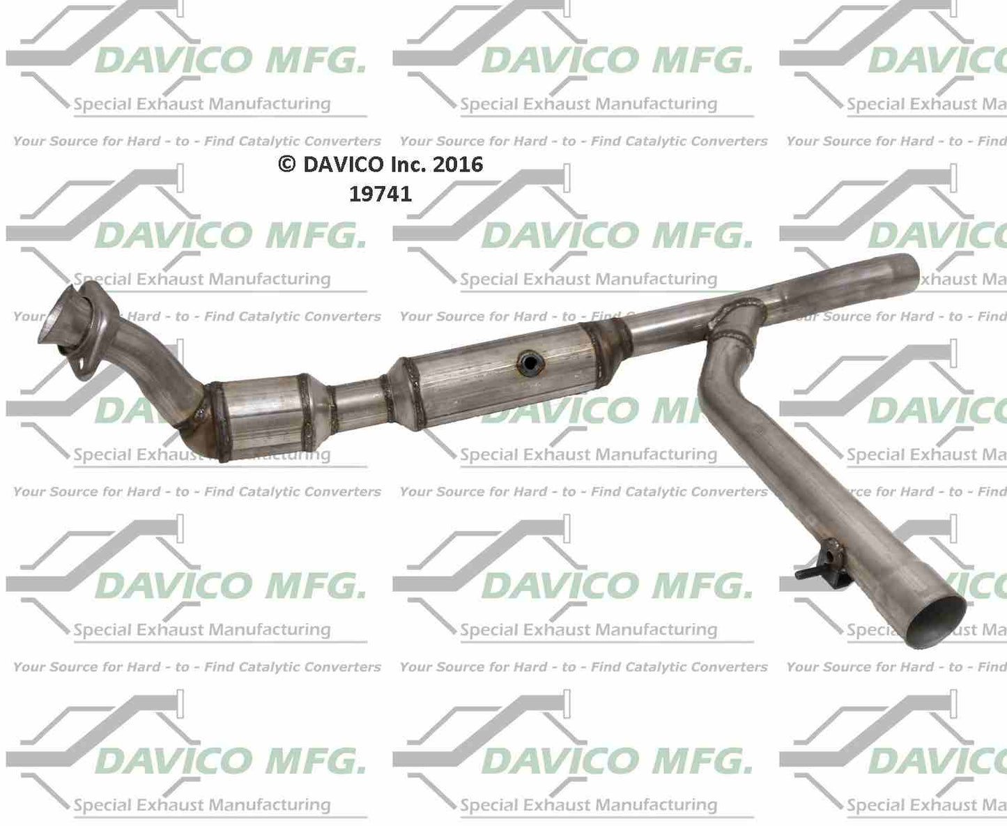 Davico Mfg Exact-Fit Catalytic Converter 19741