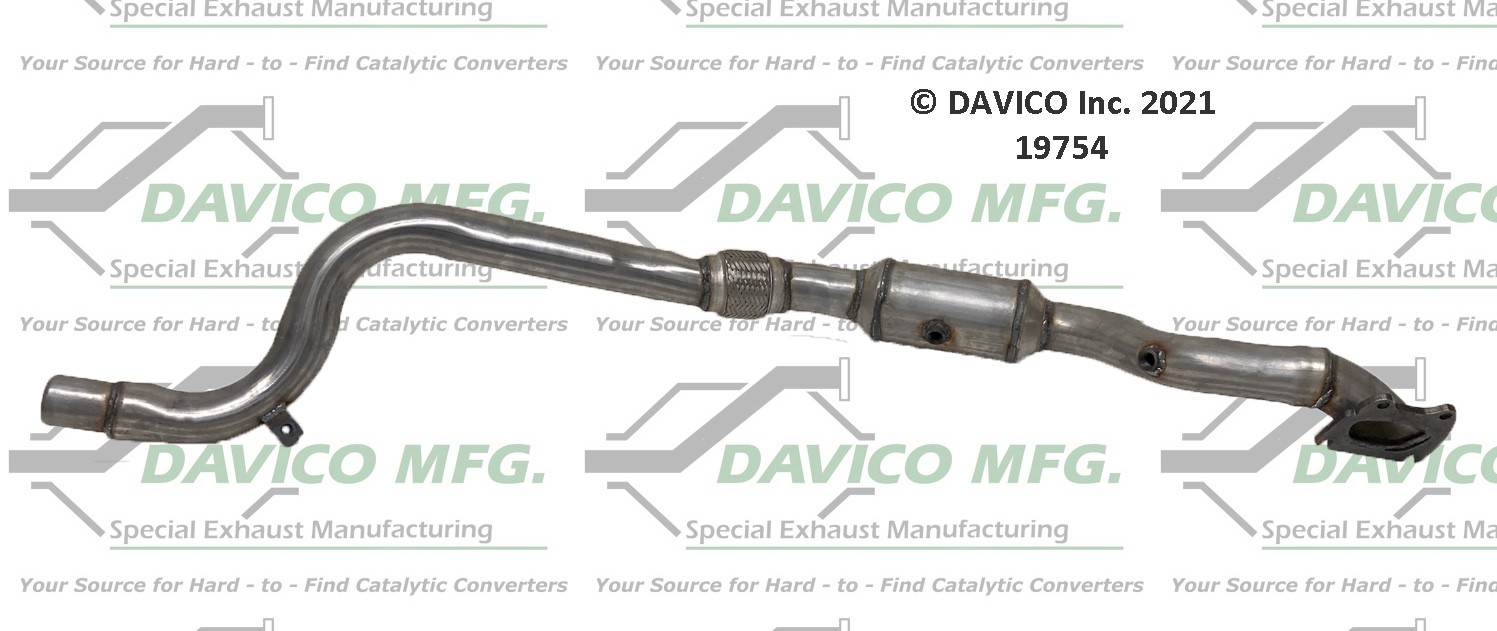 Davico Mfg Exact-Fit Catalytic Converter 19754