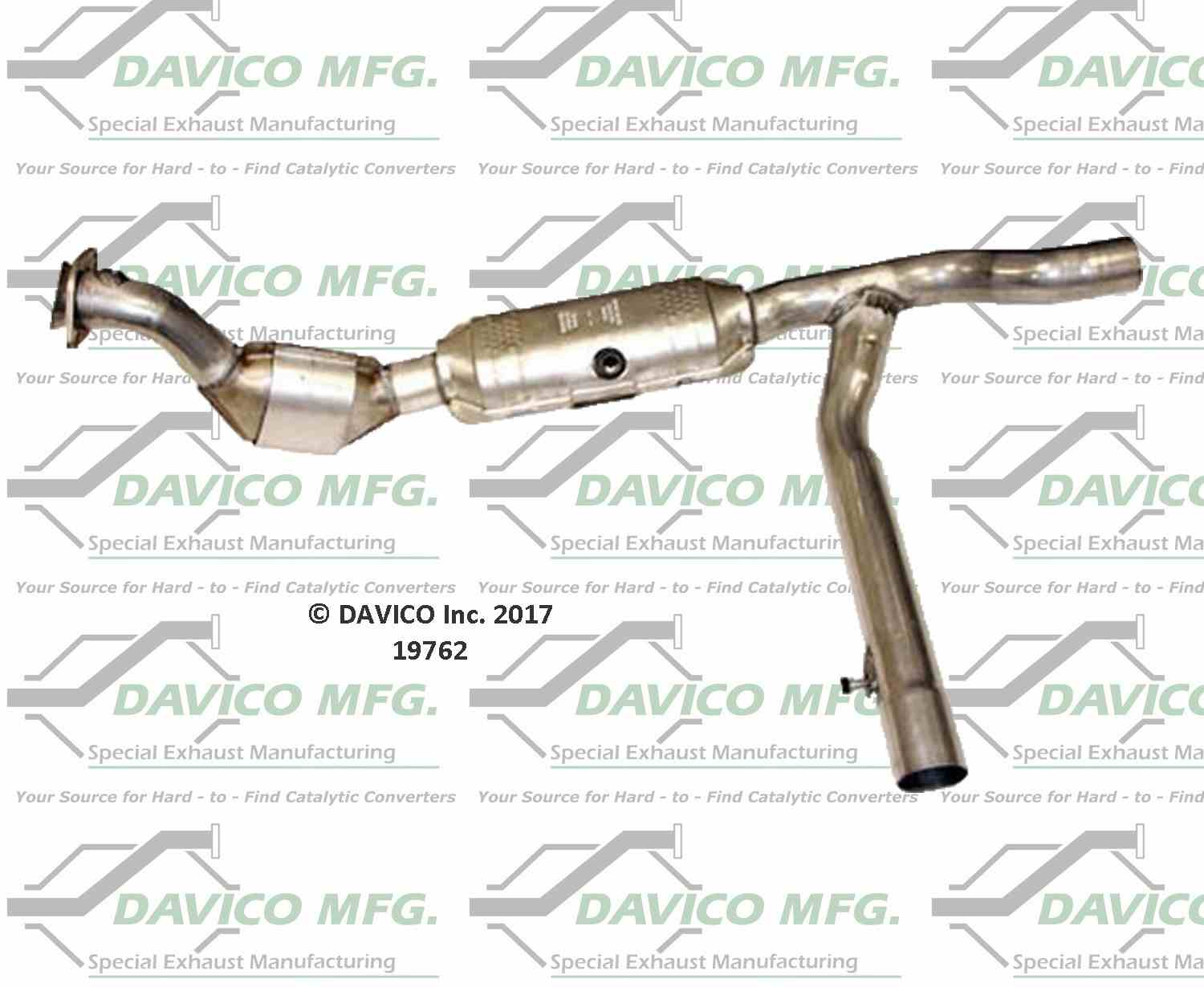 Davico Mfg Exact-Fit Catalytic Converter 19762