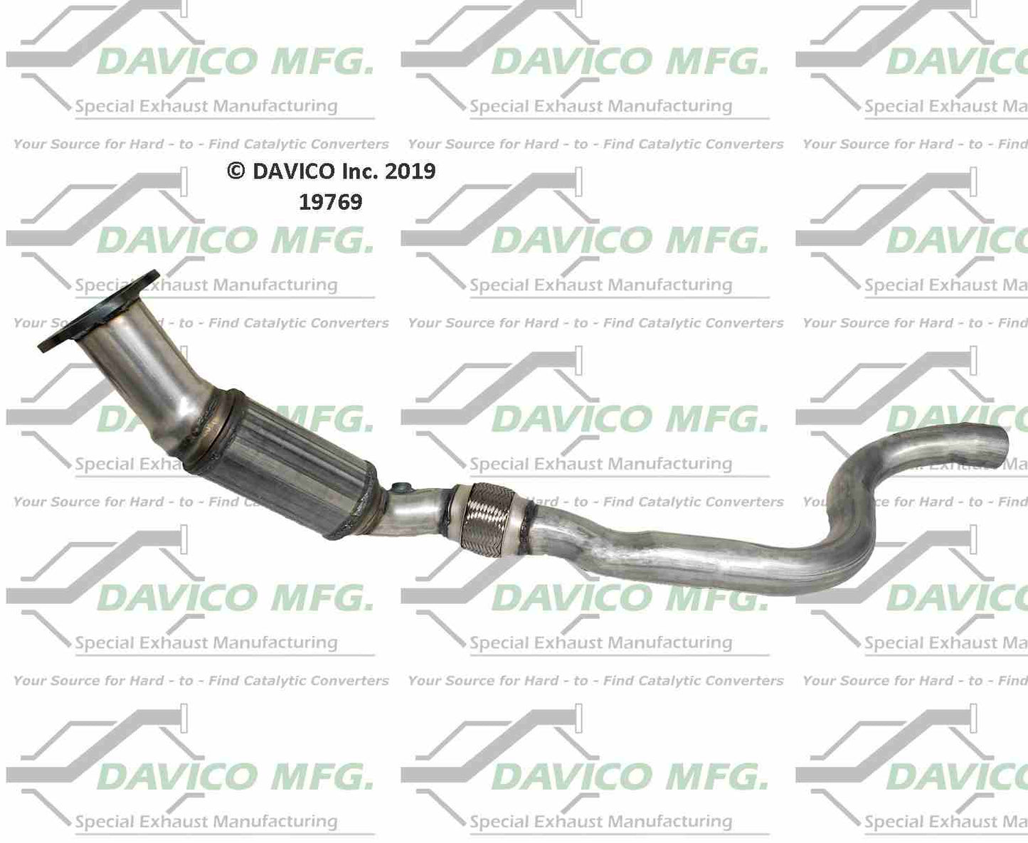 Davico Mfg Exact-Fit Catalytic Converter 19769
