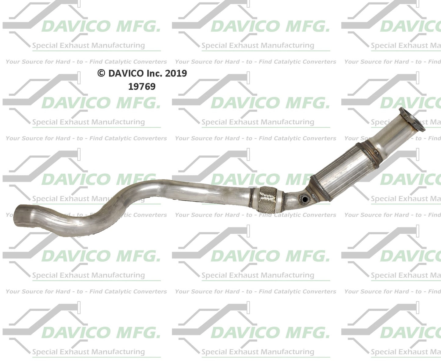 Davico Mfg Exact-Fit Catalytic Converter 19769