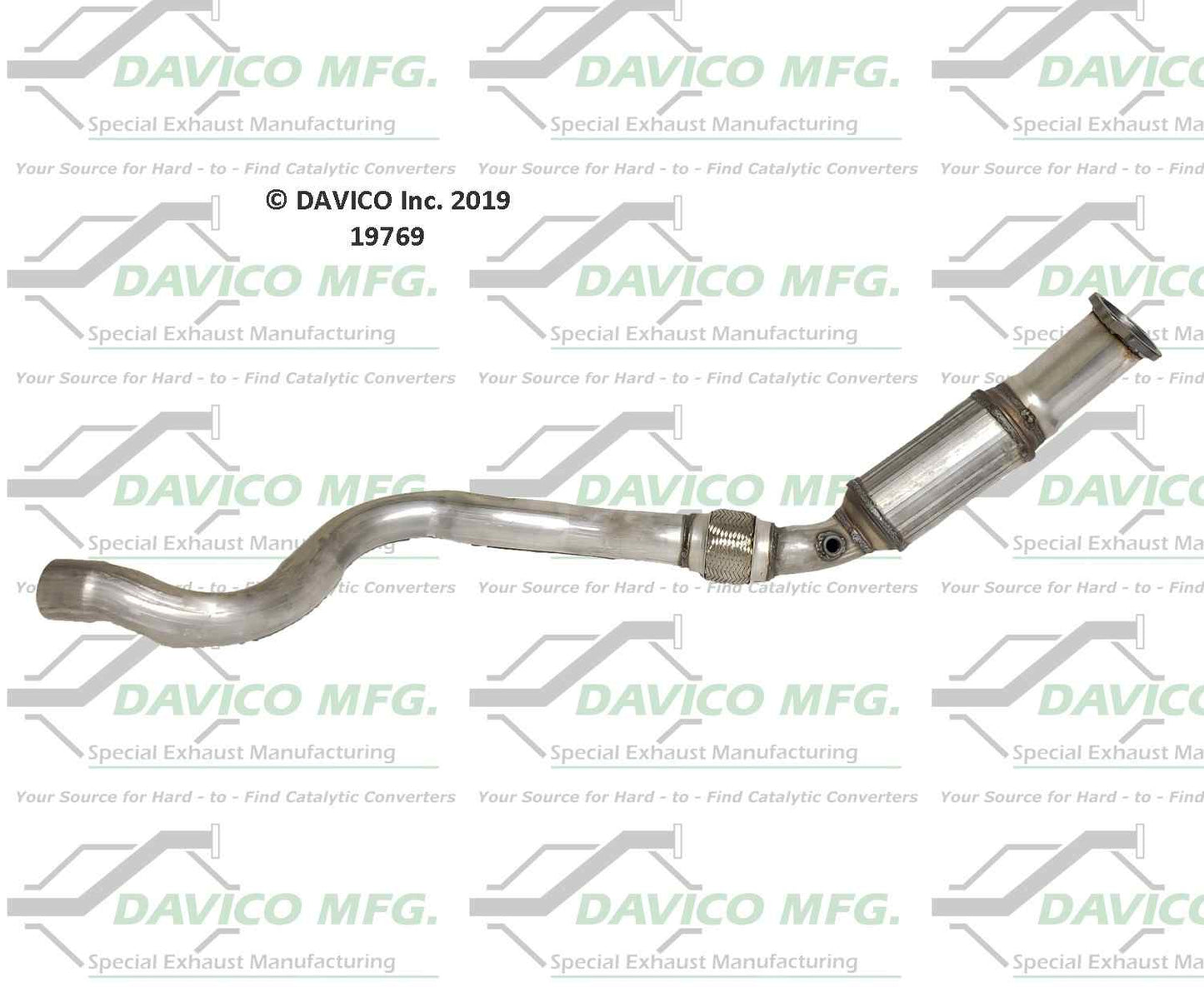 Davico Mfg Exact-Fit Catalytic Converter 19769
