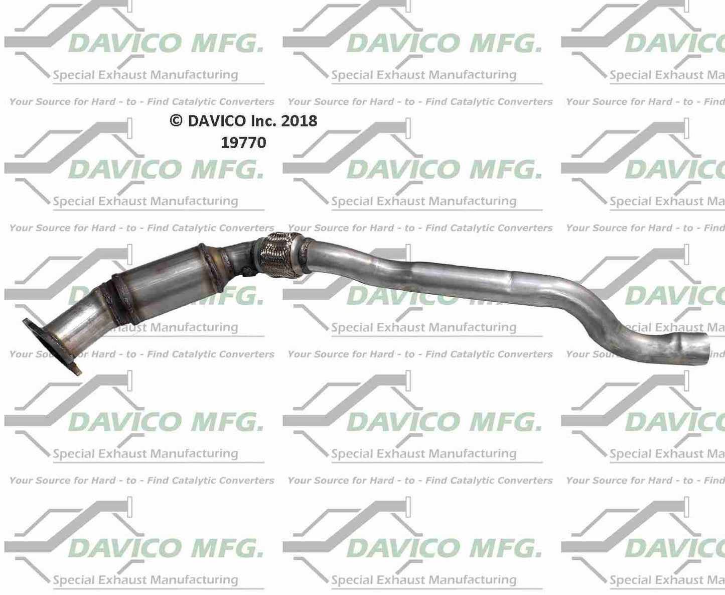 Davico Mfg Exact-Fit Catalytic Converter 19770