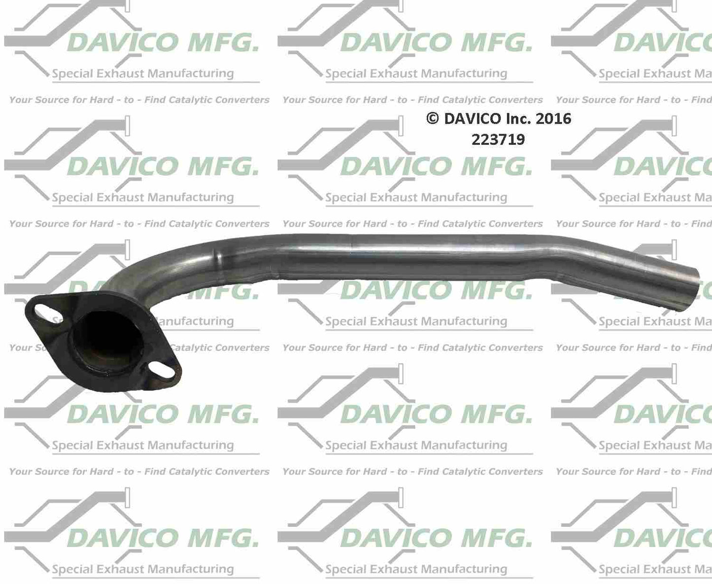 Davico Mfg Exact-Fit Exhaust Pipe 223719