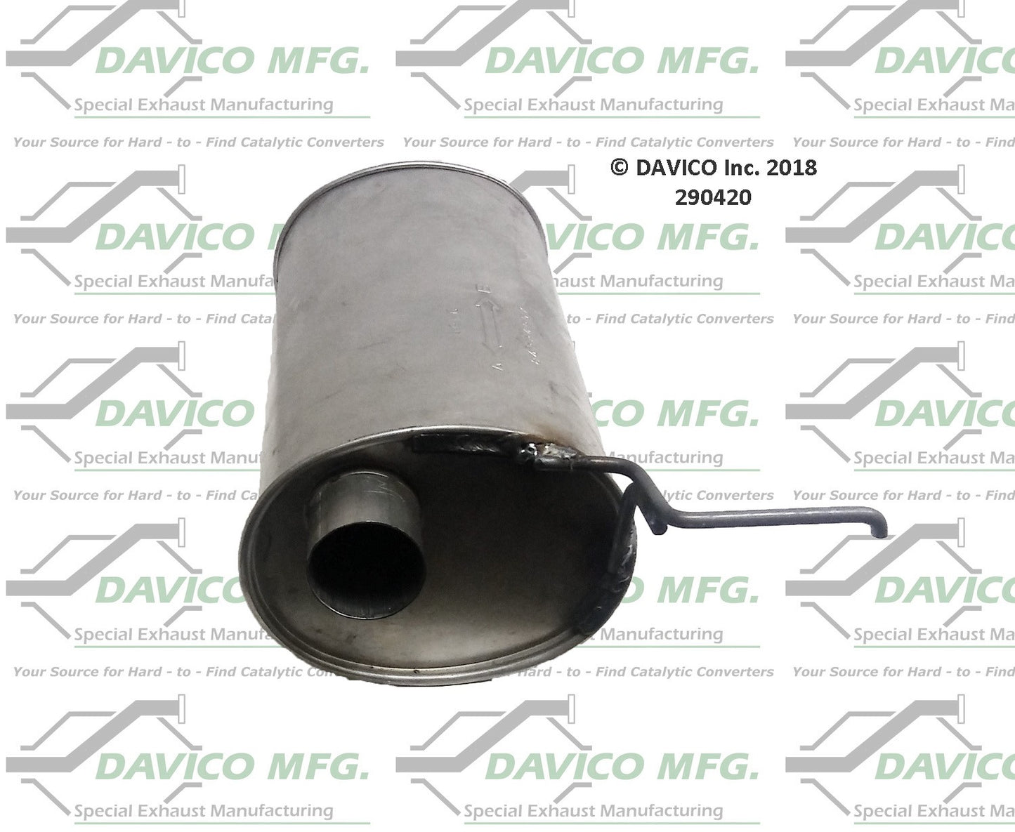 Davico Mfg Direct fit Muffler 290420