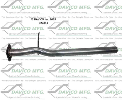 Davico Mfg Exact-Fit Exhaust Pipe 327841