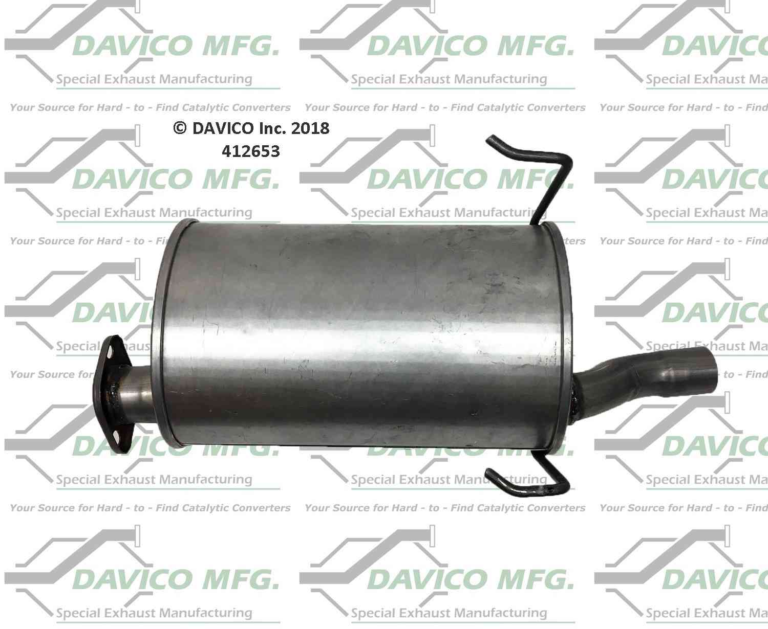 Davico Mfg Direct fit Muffler 412653