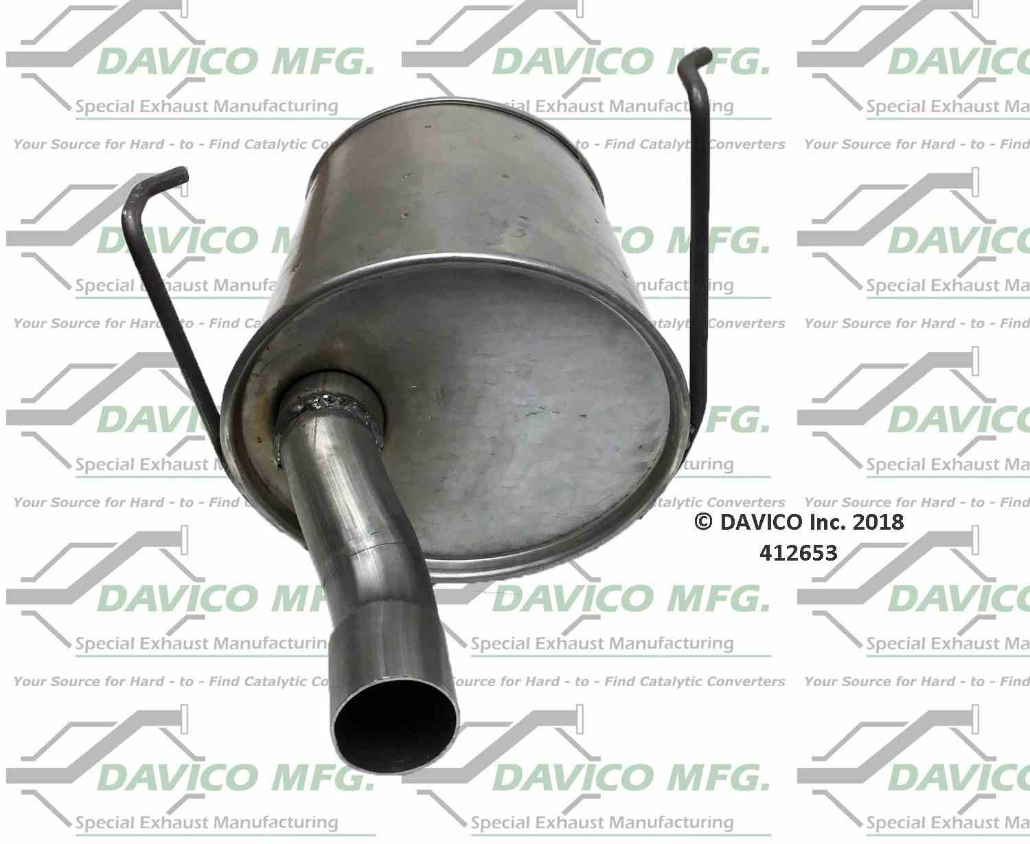 Davico Mfg Direct fit Muffler 412653
