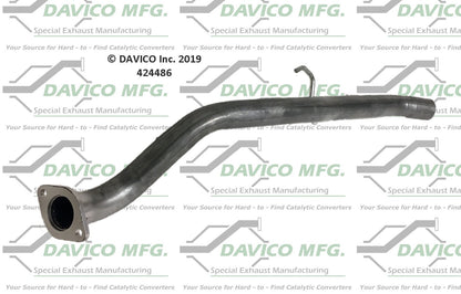 Davico Mfg Exact-Fit Exhaust Pipe 424486