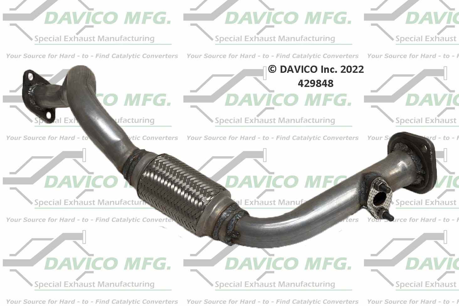 Davico Mfg Exact-Fit Exhaust Pipe 429848