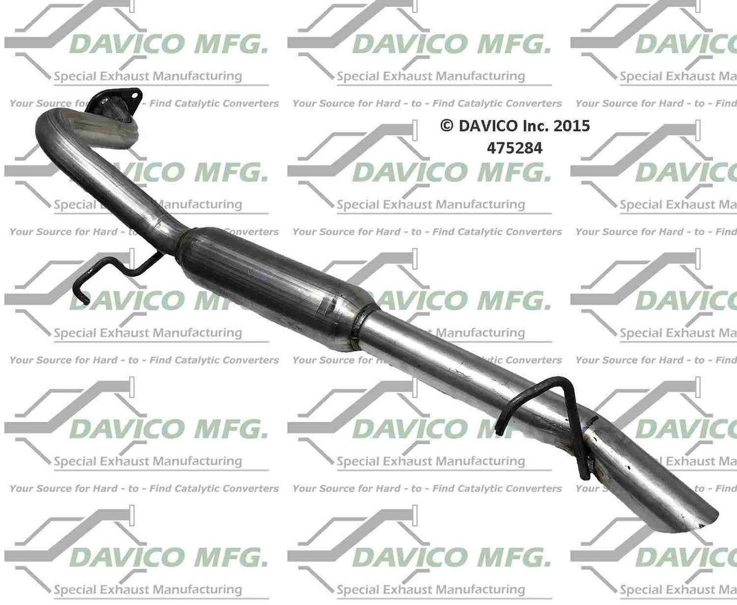 Davico Mfg Exact-Fit Exhaust Pipe 475284