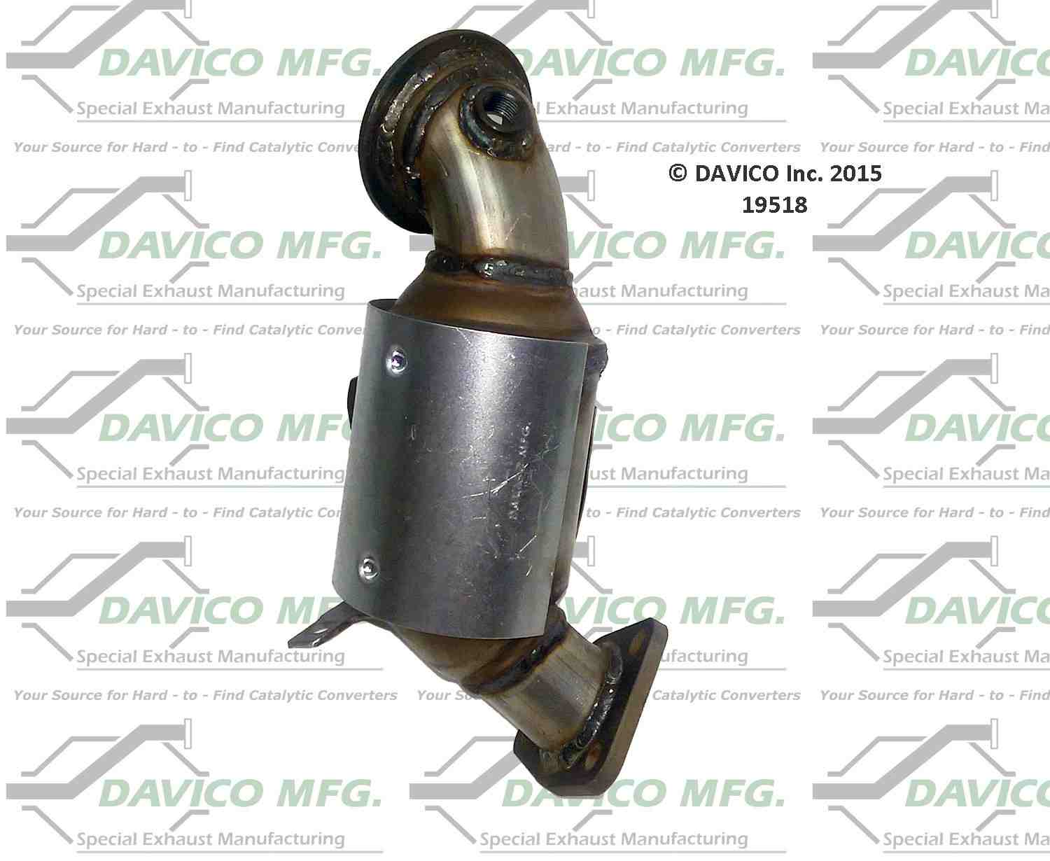 Davico Mfg Dealer Alternative Exact-Fit Catalytic Converter 49518