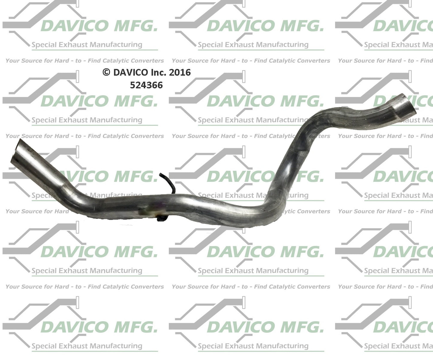 Davico Mfg Exact-Fit Exhaust Pipe 524366