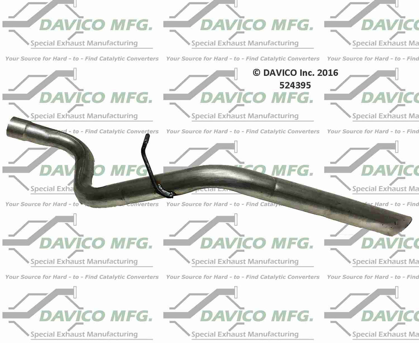 Davico Mfg Exact-Fit Exhaust Pipe 524395