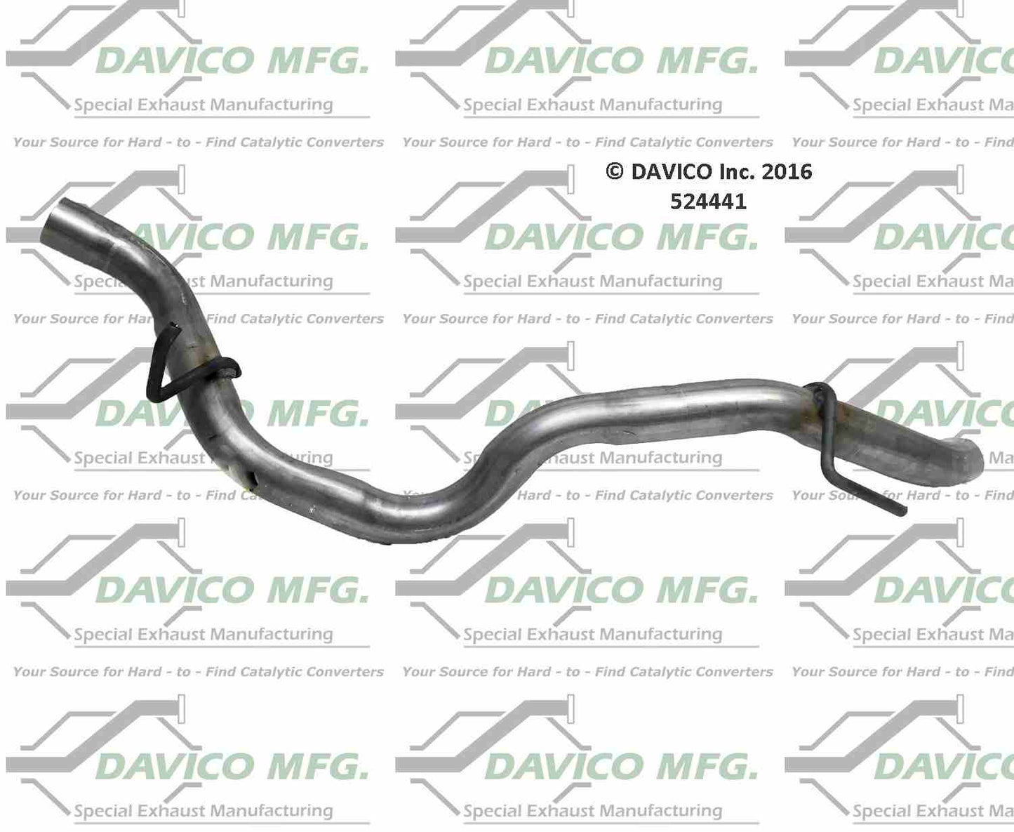 Davico Mfg Exact-Fit Exhaust Pipe 524441