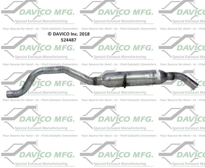 Davico Mfg Exact-Fit Exhaust Pipe 524487