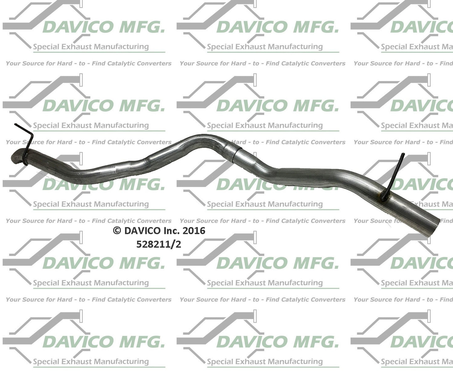 Davico Mfg Exact-Fit Exhaust Pipe 528211
