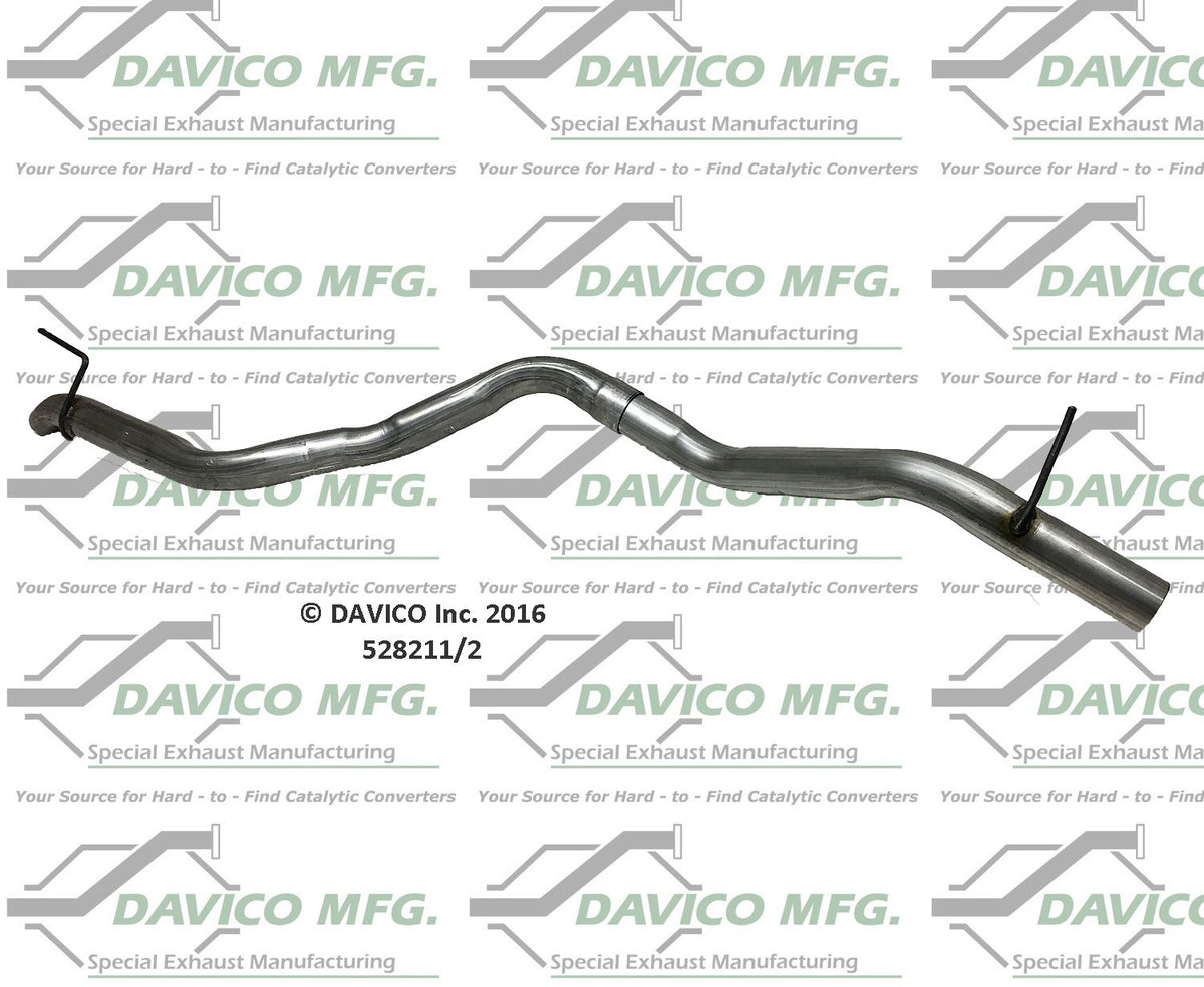 Davico Mfg Exact-Fit Exhaust Pipe 528212