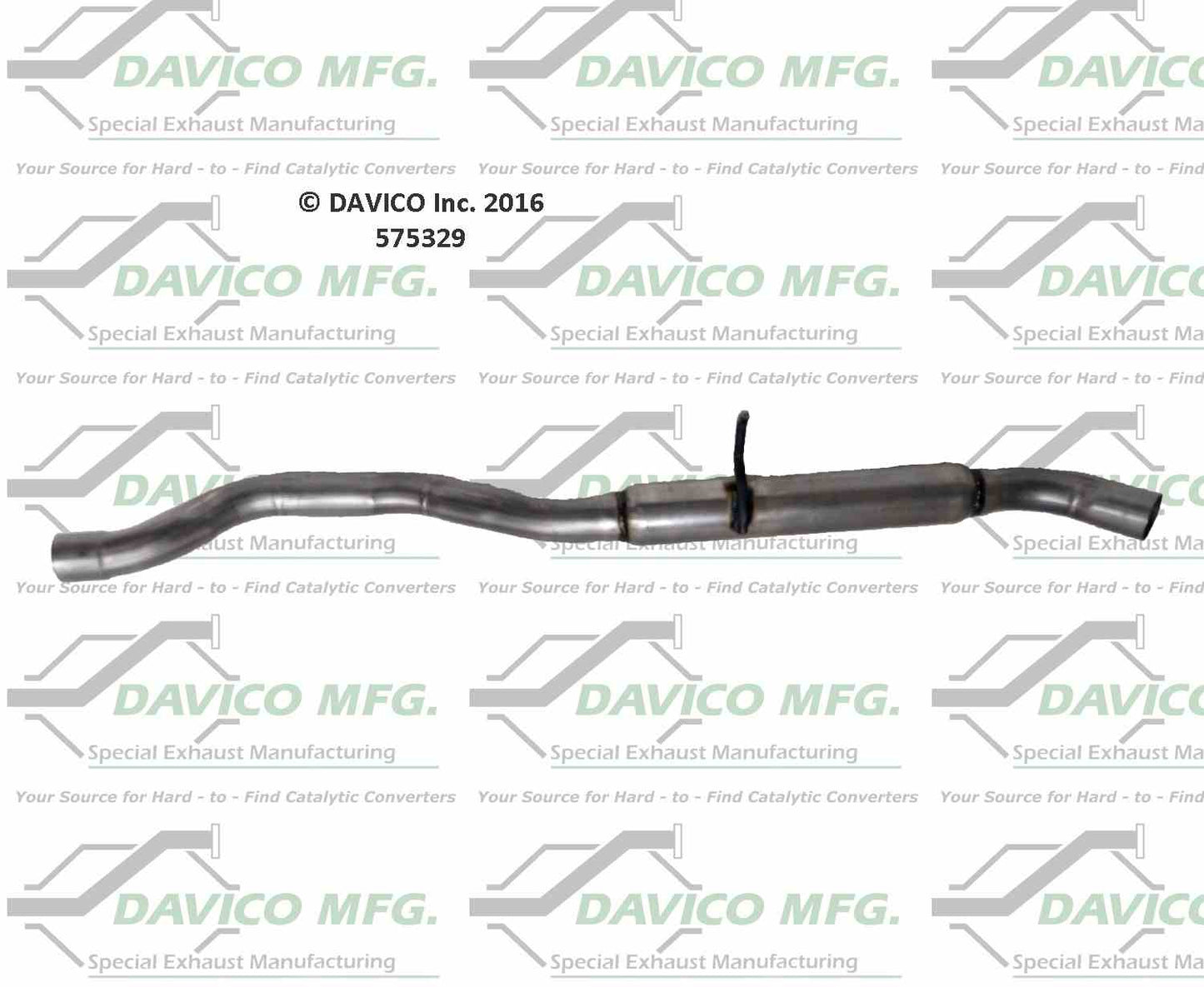 Davico Mfg Exact-Fit Exhaust Pipe 575329