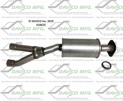 Davico Mfg Direct fit Muffler 618625