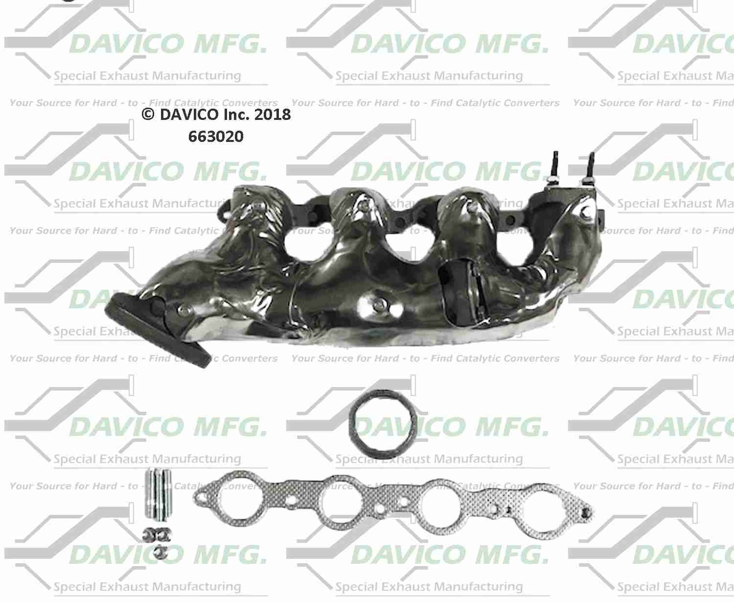 Davico Mfg Davico exhaust manifold 663020