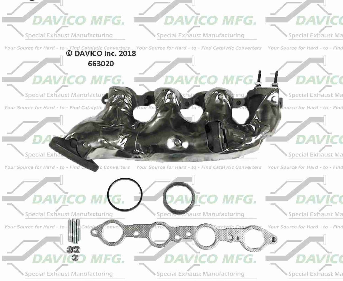 Davico Mfg Davico exhaust manifold 663020