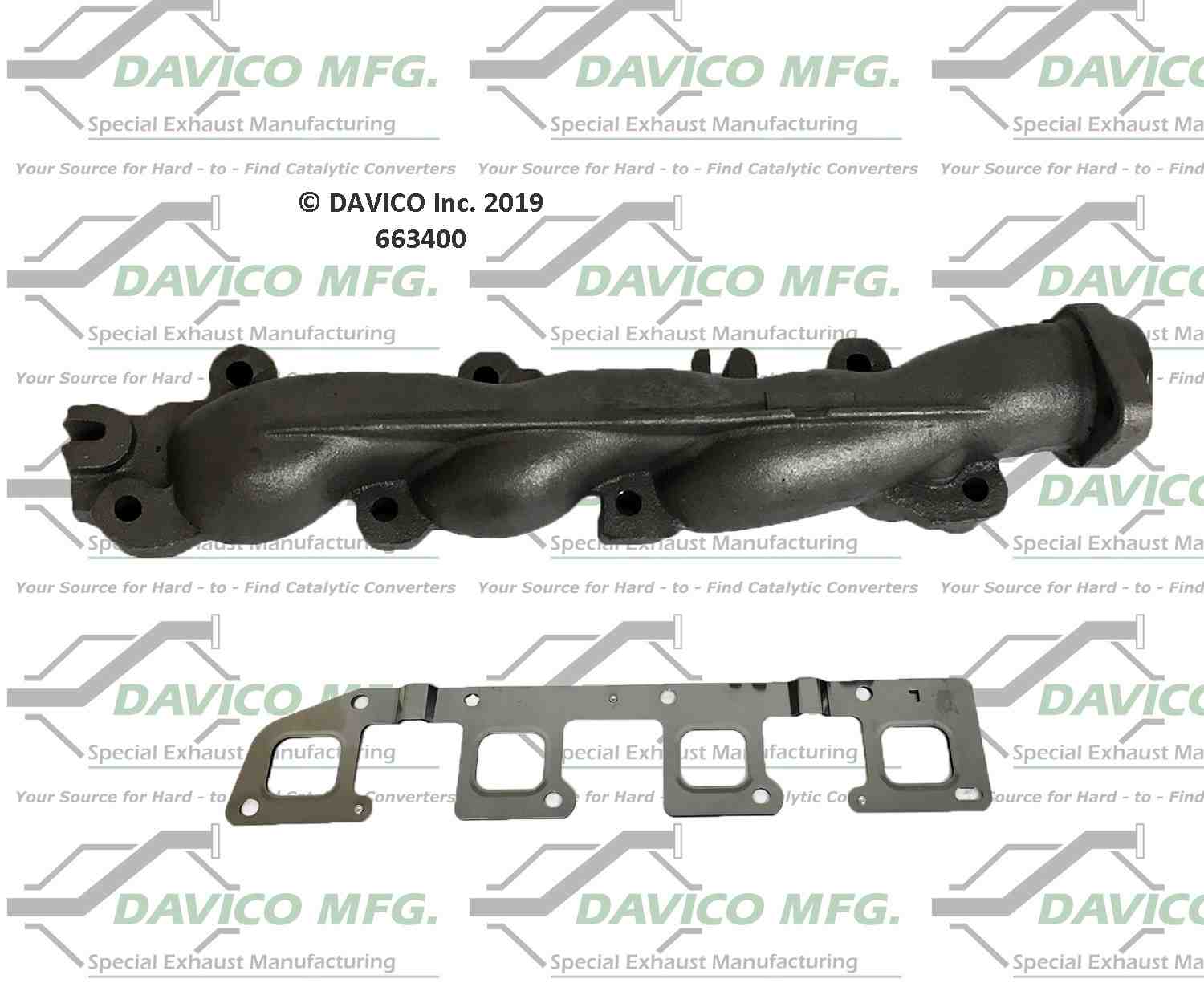 Davico Mfg Davico exhaust manifold 663400