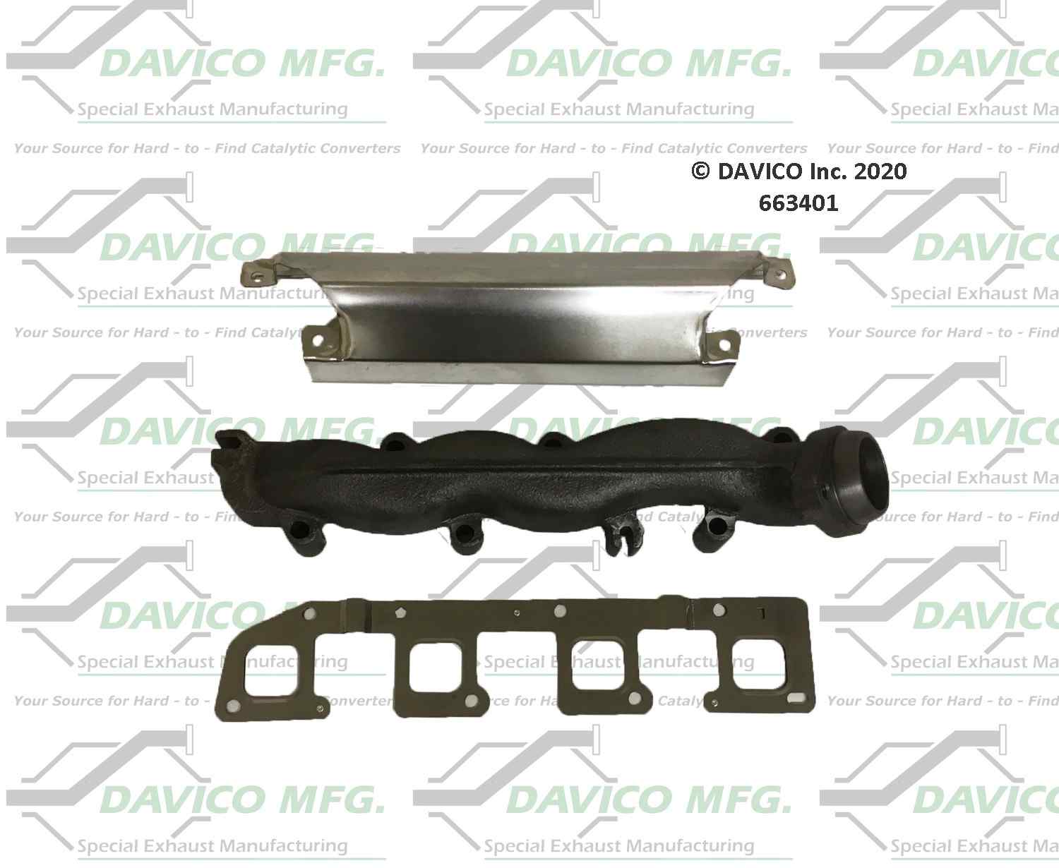 Davico Mfg Davico exhaust manifold 663401