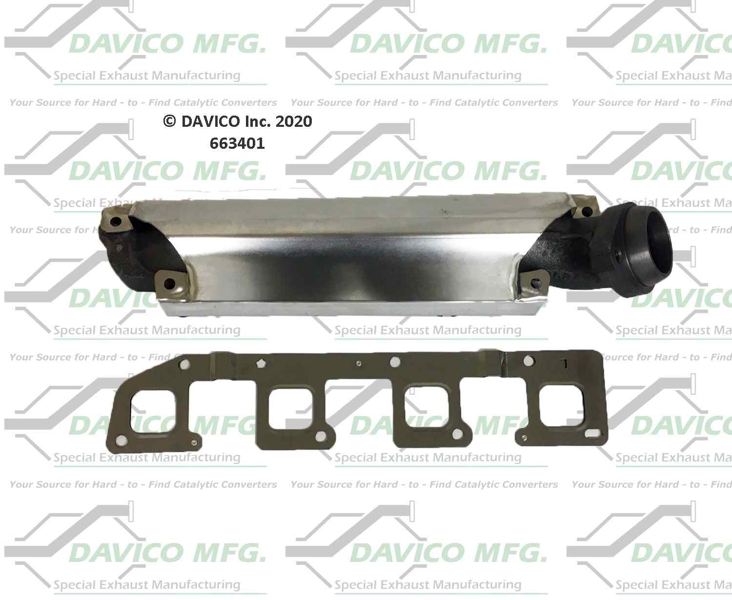 Davico Mfg Davico exhaust manifold 663401