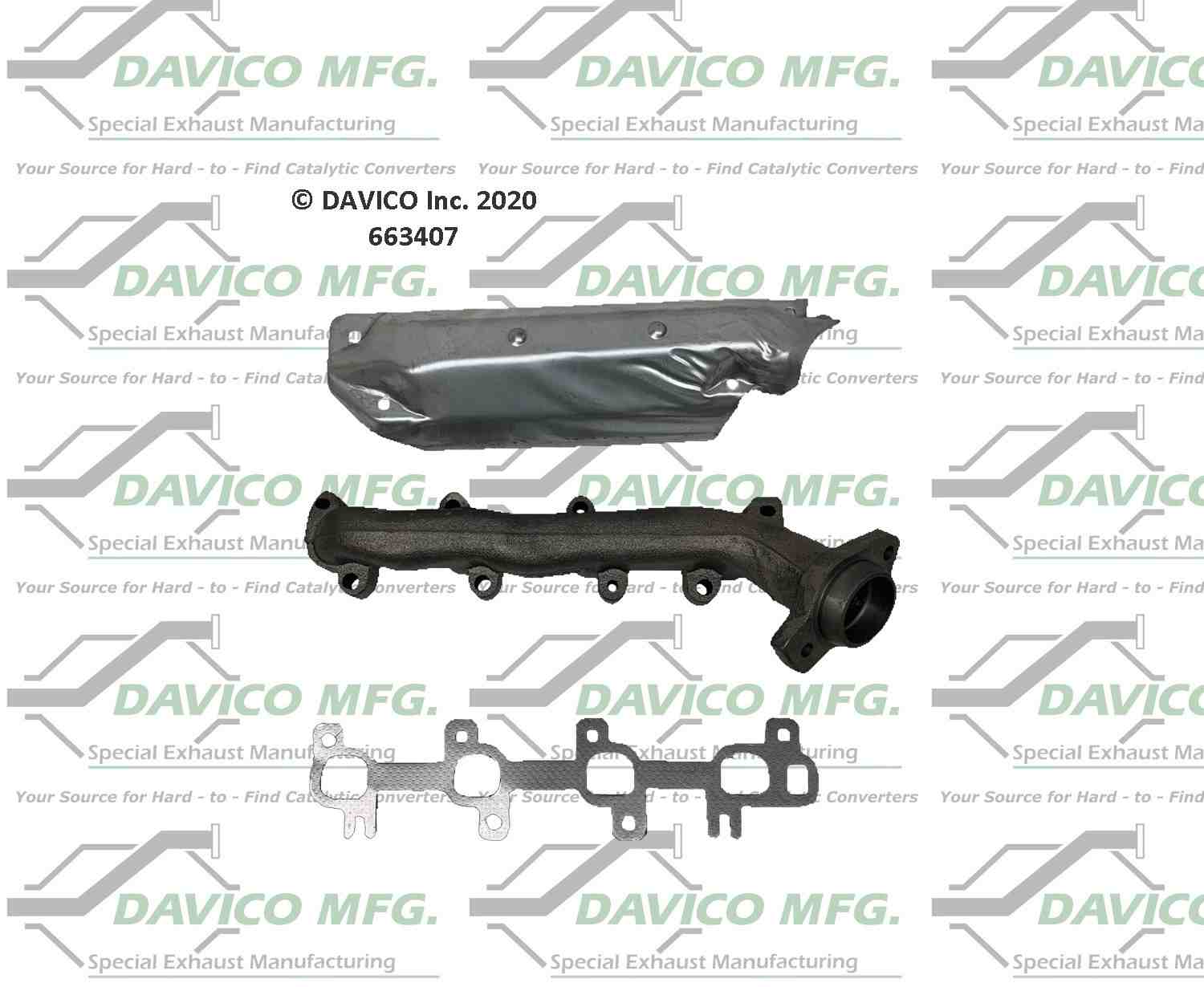 Davico Mfg Davico exhaust manifold 663407