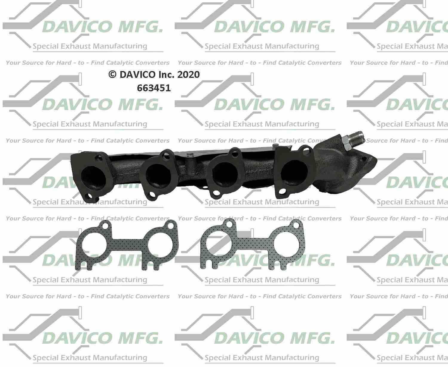 Davico Mfg Davico exhaust manifold 663451