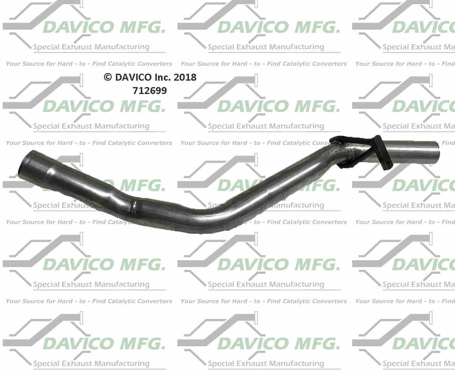 Davico Mfg Direct fit Muffler 712699
