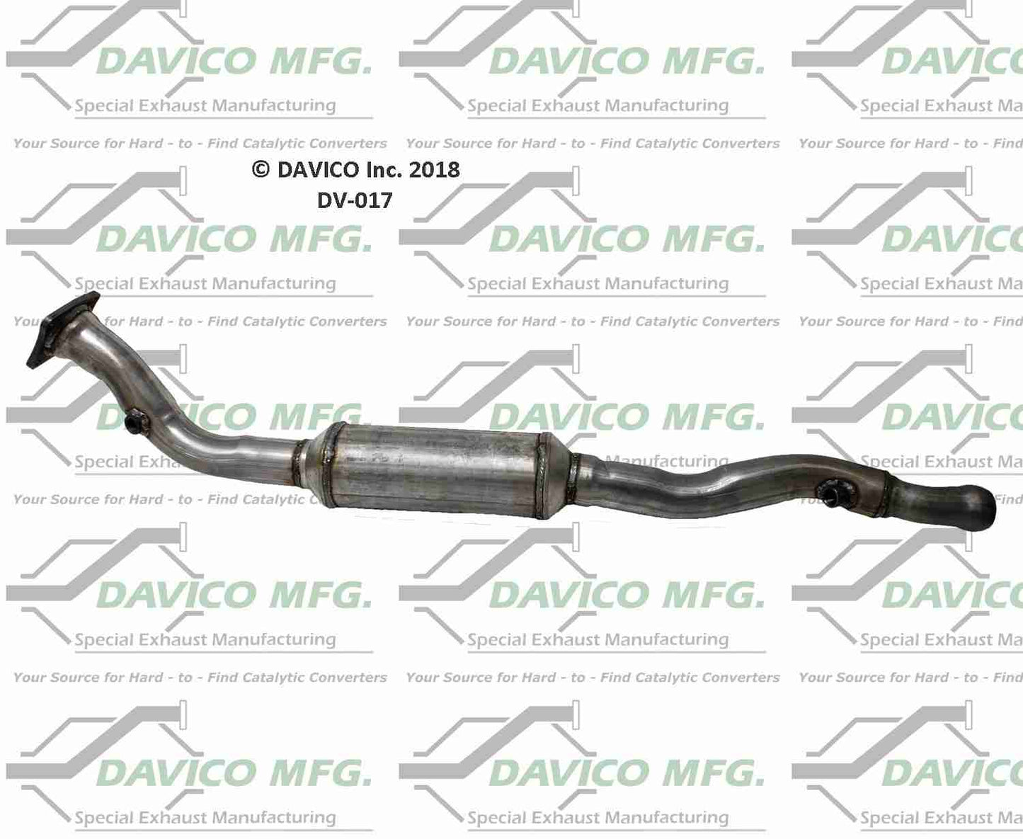 Davico Mfg Exact-Fit Catalytic Converter DV-017