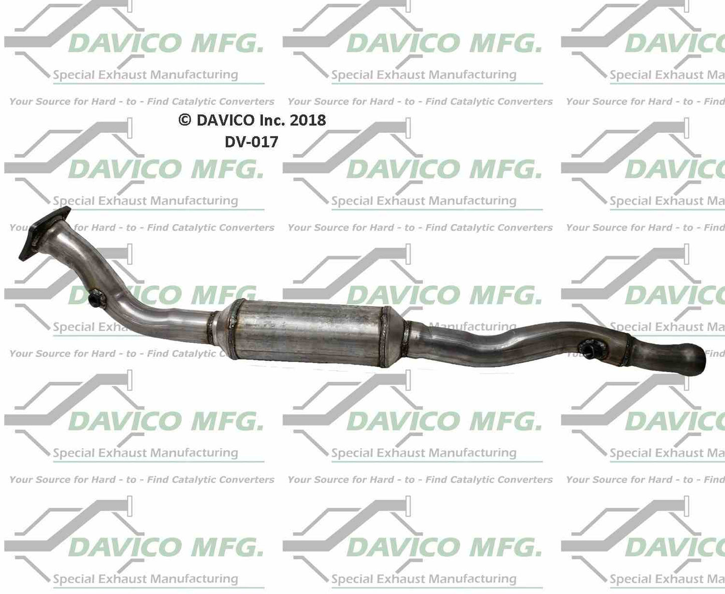 Davico Mfg Exact-Fit Catalytic Converter DV-017