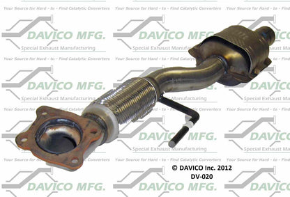 Davico Mfg Exact-Fit Catalytic Converter DV-020