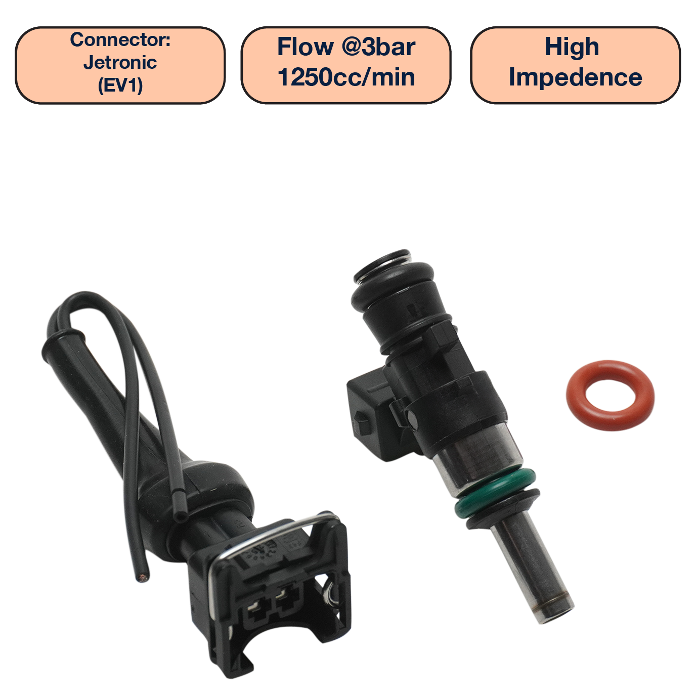 DeatschWerks Single Universal Compact Injector (34mm)